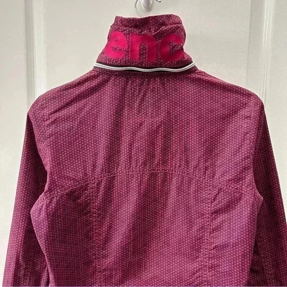Bench Windbreaker  Barbecue Jacket Cropped Lightweight Fuschia Pink Black Medium - Picture 8 of 15